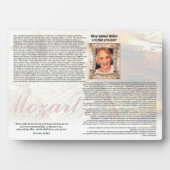 Plaque für Freunde Fotoplatte (Vorderseite)