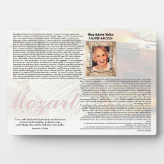 Plaque für Freunde Fotoplatte