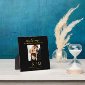 Plaque für schwarze und goldfarbene Tablette mit E Fotoplatte (InSitu)