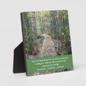 Plaque Journey Woods Fotoplatte (Vorderseite)