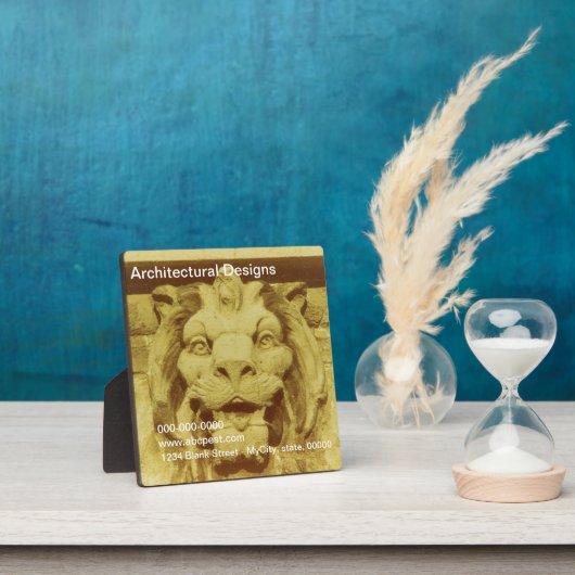 Plaque - Löwenkopf Fotoplatte (InSitu)