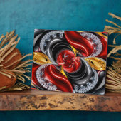 Plaque mit deutschen Farben Modernes Design Fotoplatte (Seite)