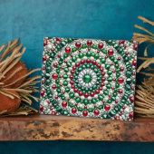 Plaque mit italienischen Farben Modernes Design Fotoplatte (Seite)