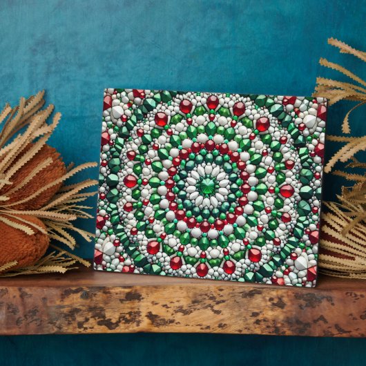 Plaque mit italienischen Farben Modernes Design Fotoplatte (Seite)