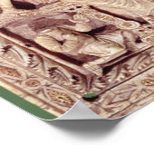 Plaque mit King David enthroned Poster (Ecke)