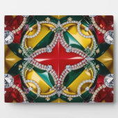 Plaque mit Los Angeles Colors Modernes Design Fotoplatte (Vorderseite)