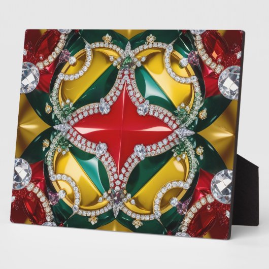 Plaque mit Los Angeles Colors Modernes Design Fotoplatte (Seite)