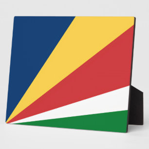 Plaque mit Seychelles Colors Modernes Design Fotoplatte