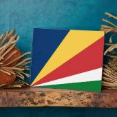 Plaque mit Seychelles Colors Modernes Design Fotoplatte (Seite)
