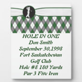 Plaque mit Text Fotoplatte (Vorderseite)