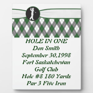 Plaque mit Text Fotoplatte