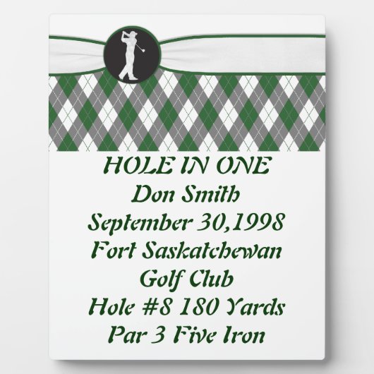 Plaque mit Text Fotoplatte (Vorderseite)