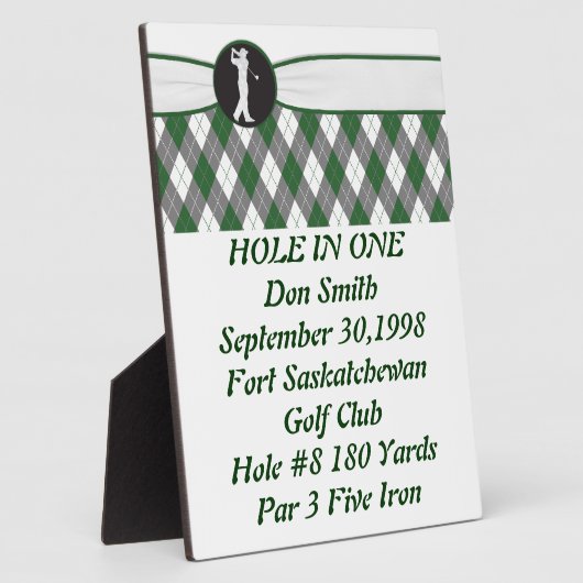 Plaque mit Text Fotoplatte (Seite)