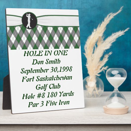 Plaque mit Text Fotoplatte (Seite)