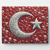 Plaque mit türkischen Farben Modernes Design Fotoplatte (Vorderseite)