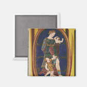 Plaque mit Wohltätigkeit, Limousin, 1559 Magnet (Vorderseite/Rückseite)