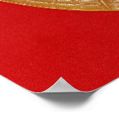 Plaque mit zwei Drachen und einer Tao-Krawatte-Mas Poster (Ecke)