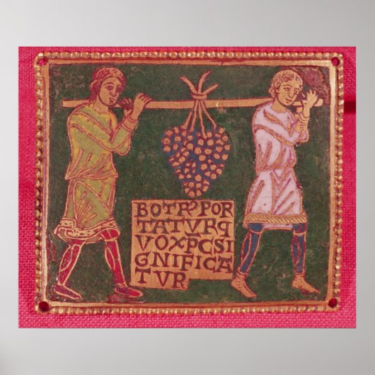Plaque von einem Kreuz Poster (Vorne)