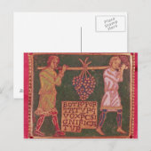 Plaque von einem Kreuz Postkarte (Vorne/Hinten)