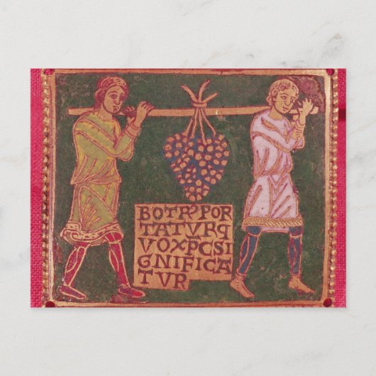 Plaque von einem Kreuz Postkarte (Vorderseite)