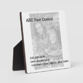 Plaque - Vorlage Fotoplatte (Vorderseite)