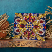 Plaque with Colombia Colors Modern Design Fotoplatte (Seite)