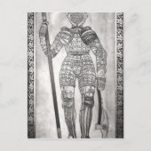 Plaque zur Darstellung der Rüstung von Johanna von Postkarte (Vorderseite)