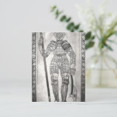 Plaque zur Darstellung der Rüstung von Johanna von Postkarte (Stehend Vorderseite)