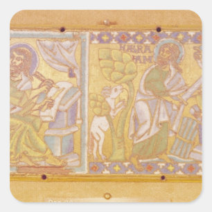 Plaque zur Darstellung von St. Mark Quadratischer Aufkleber