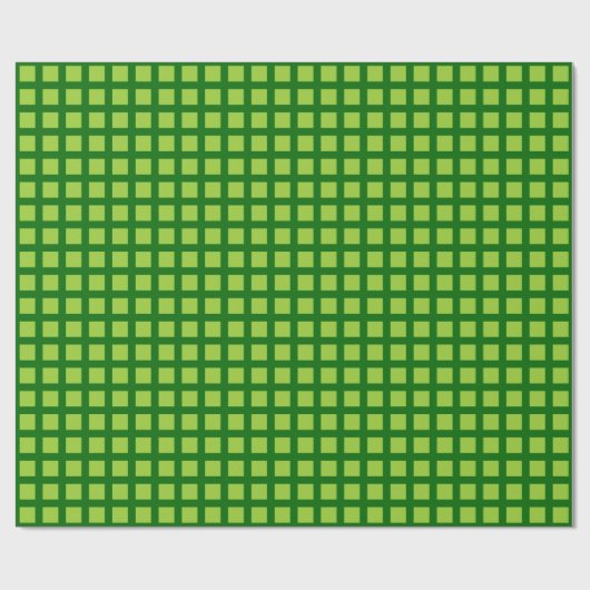 Plares 02 - Martian Green on Forest Green Geschenkpapier (Flach)