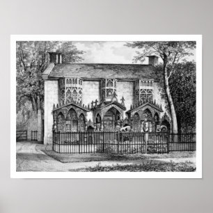 Plas Newyyd, in der Nähe von Llangollen, Wales, Si Poster