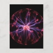 Plasma-Ball Postkarte (Vorderseite)