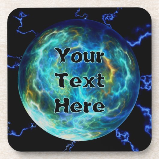 Plasma Electric Getränkeuntersetzer (Vorderseite)