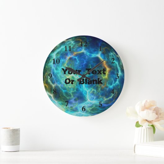 Plasma Electric Große Wanduhr (Zuhause)