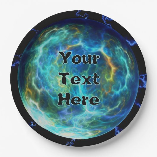 Plasma Electric Pappteller (Vorderseite)