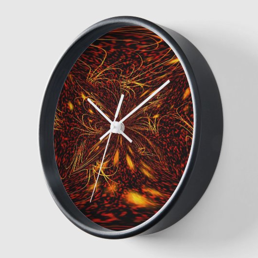 Plasma-Feuerwand Uhr (Winkel)