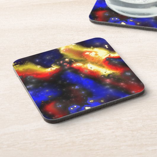 Plasma-Fraktal Getränkeuntersetzer (Linke Seite)