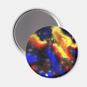 Plasma-Fraktal Magnet (Vorderseite/Rückseite)