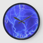 Plasma Große Wanduhr (Vorderseite)