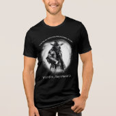 Plasma Gunslinger - Indie SciFi & Fantasy RPG Tri-Blend Shirt (Vorderseite)