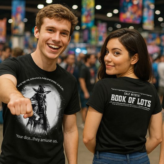 Plasma Gunslinger - Indie SciFi & Fantasy RPG Tri-Blend Shirt