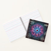 Plasma-Kern & wissenschaftliche Fusion Notizblock (Innenseite)