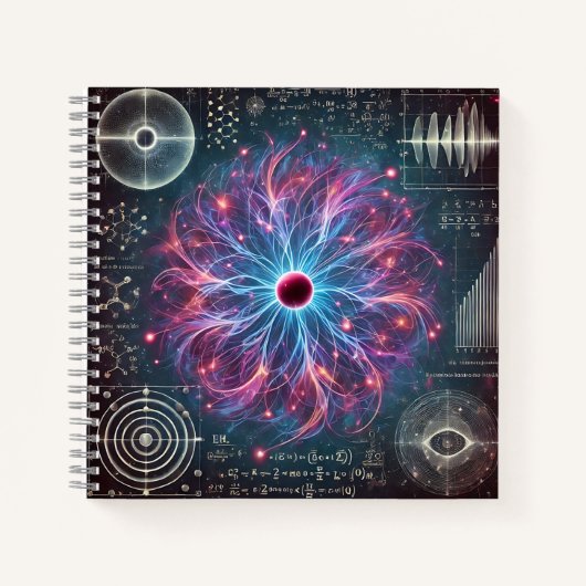 Plasma-Kern & wissenschaftliche Fusion Notizblock (Vorderseite)