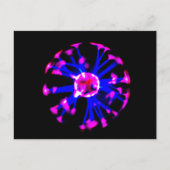 Plasma-Kugel Postkarte (Vorderseite)