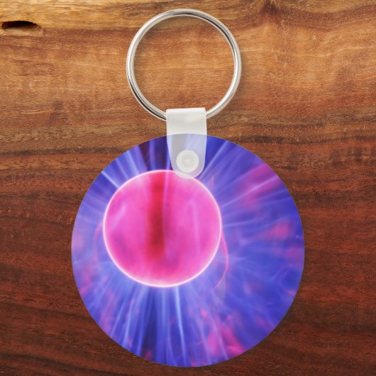 Plasma-Kugel Schlüsselanhänger (Vorderseite)