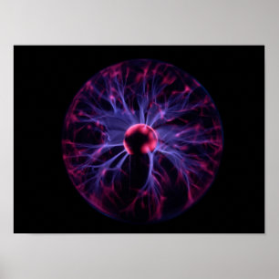 Plasma-Lampe Poster