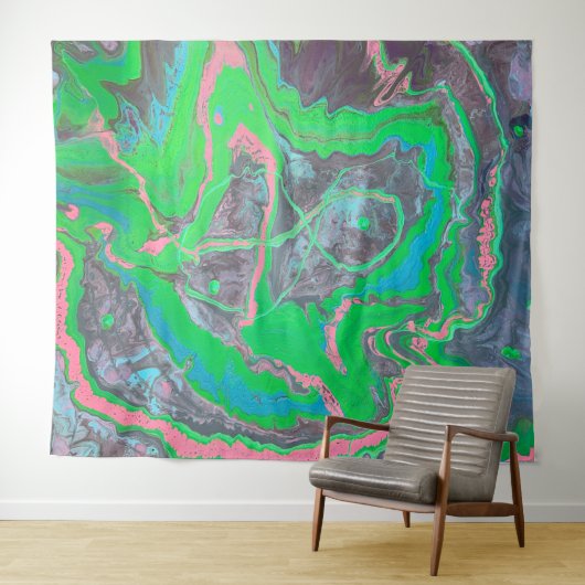 PLASMA RIFF WANDTEPPICH (Beispiel (Horizontal))