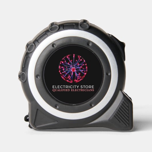 Plasmaball, Elektriker Maßband (Vorderseite)