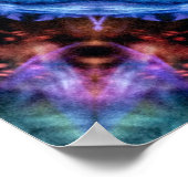 Plasmagoria - Psychdelische Gefärbte Krawatte Mand Poster (Ecke)