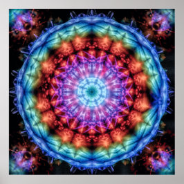 Plasmagoria - Psychdelische Gefärbte Krawatte Mand Poster